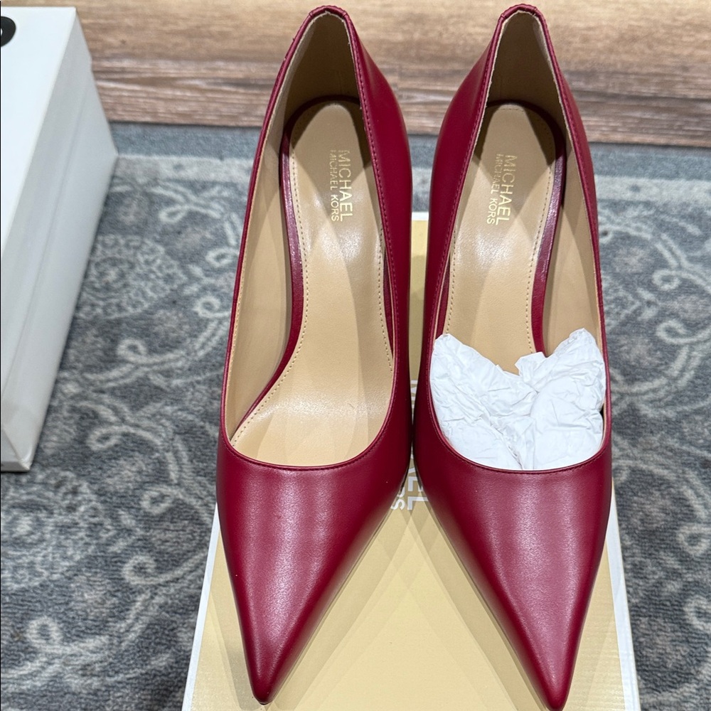 Michael Kors Burgundy Women's Heels
